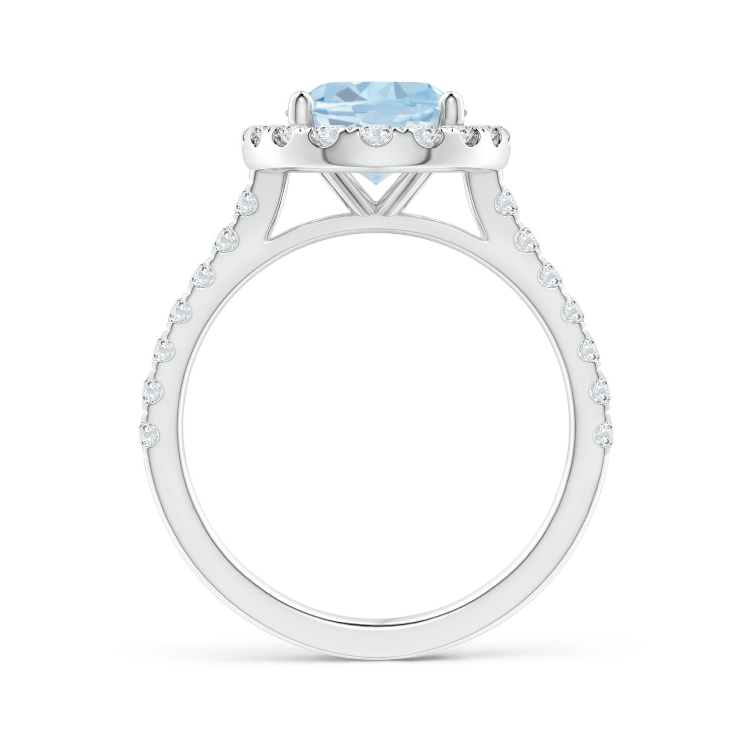 A - Aquamarine / 2.87 CT / 14 KT White Gold