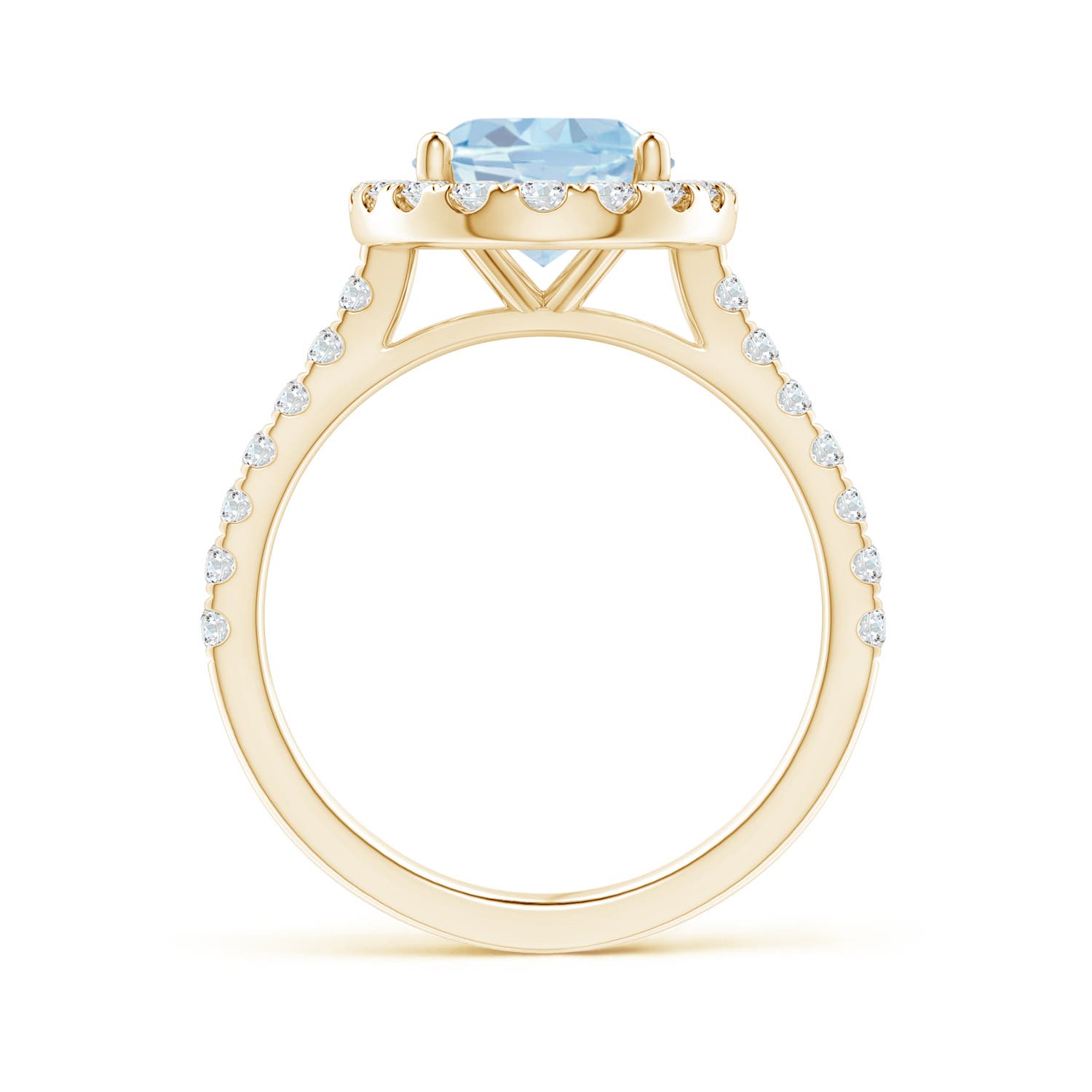 A - Aquamarine / 2.87 CT / 14 KT Yellow Gold