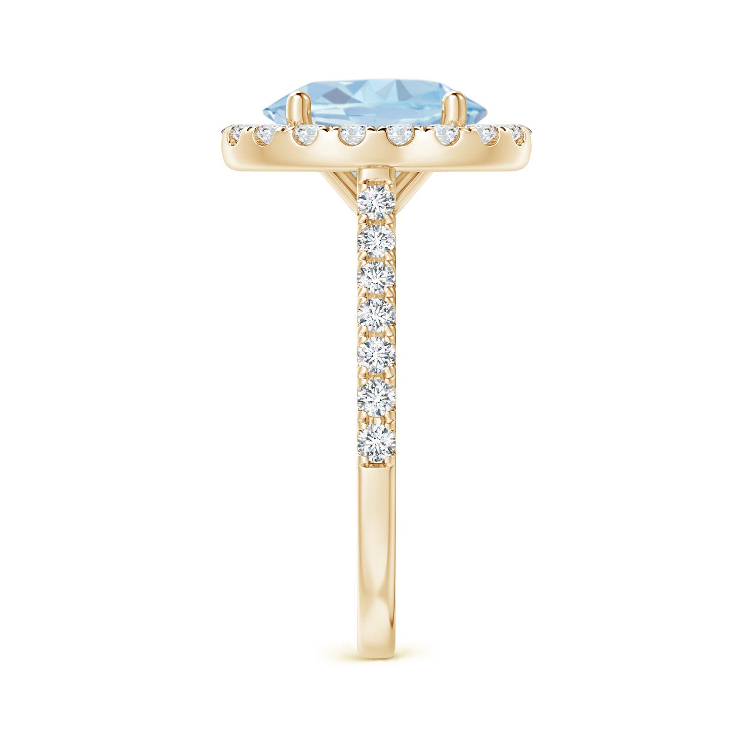 A - Aquamarine / 2.87 CT / 14 KT Yellow Gold