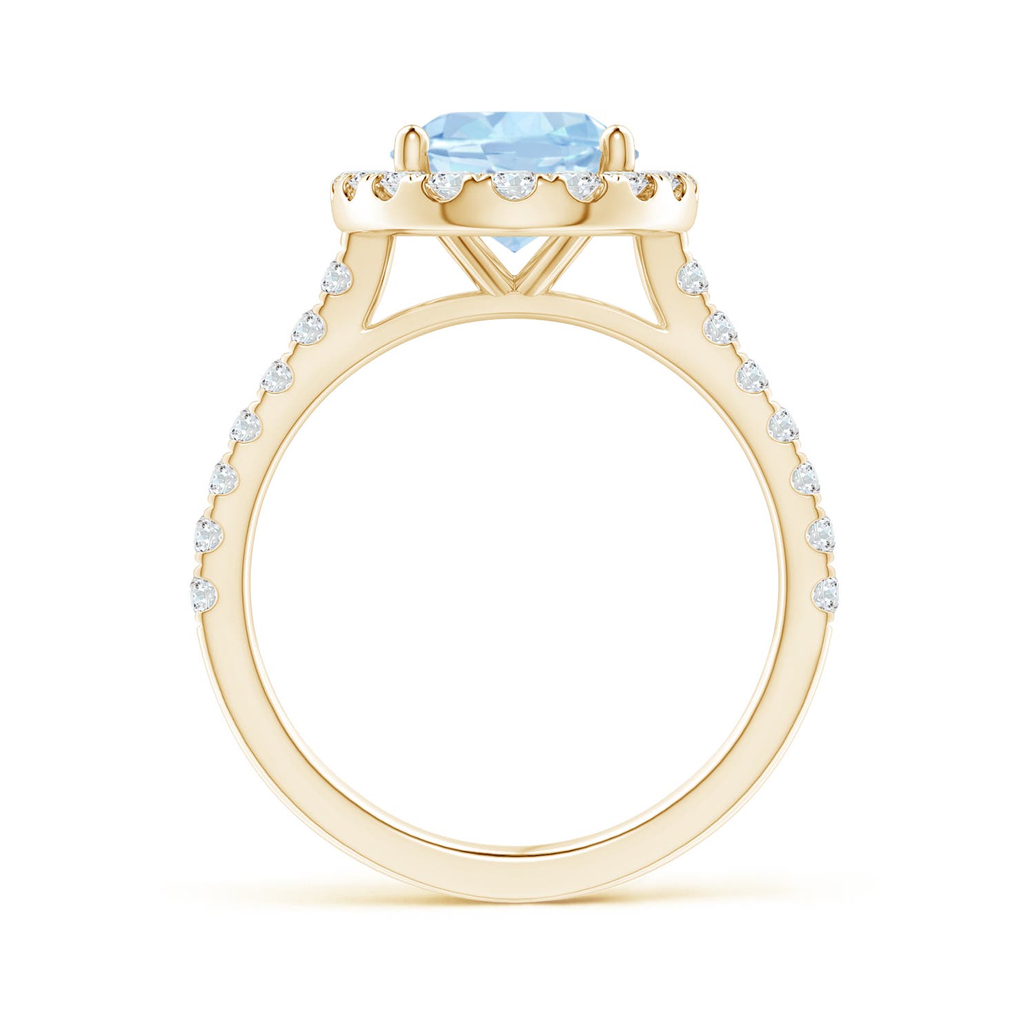 AA - Aquamarine / 2.87 CT / 14 KT Yellow Gold