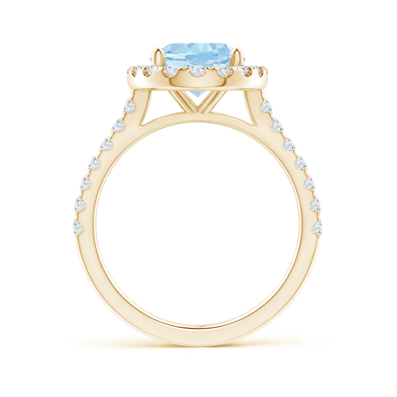 AAA - Aquamarine / 2.87 CT / 14 KT Yellow Gold