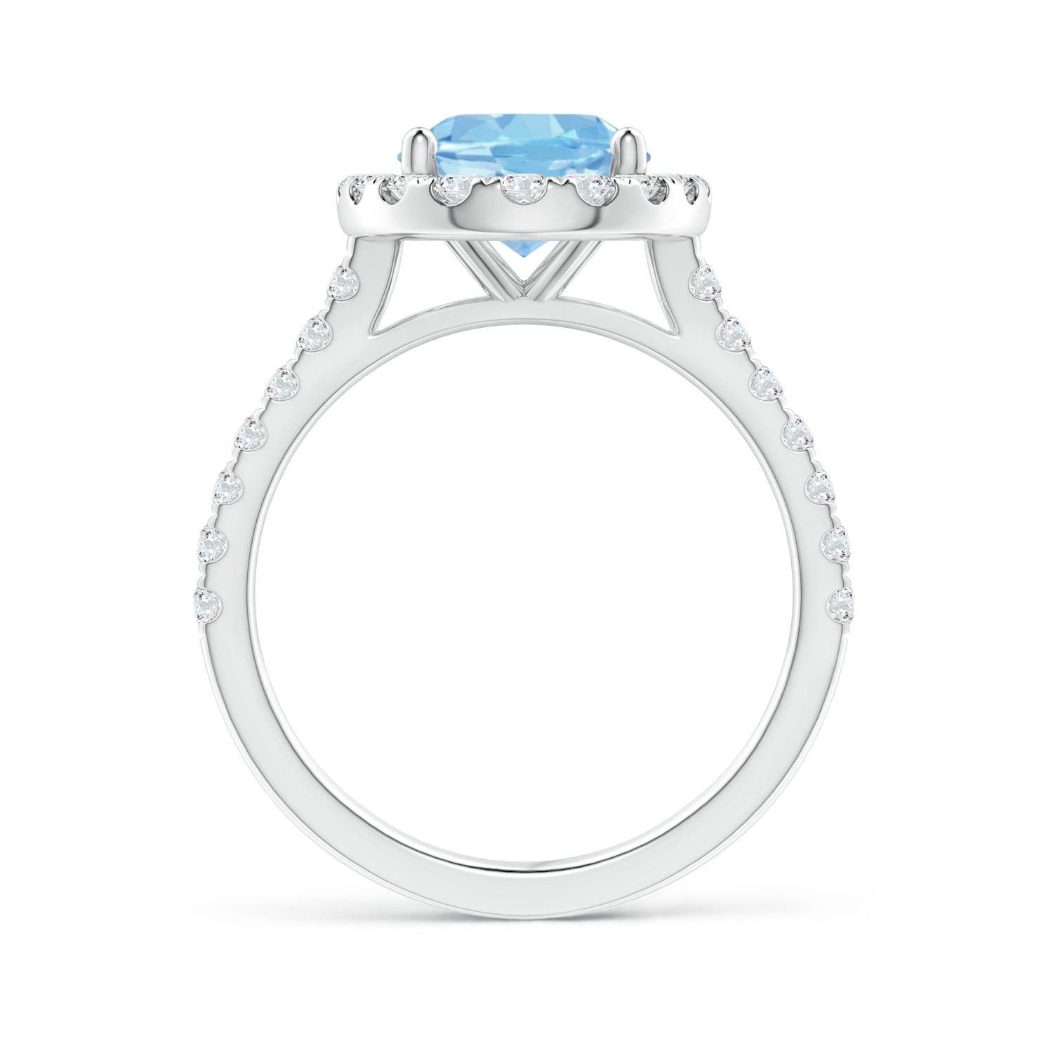 AAAA - Aquamarine / 2.87 CT / 14 KT White Gold