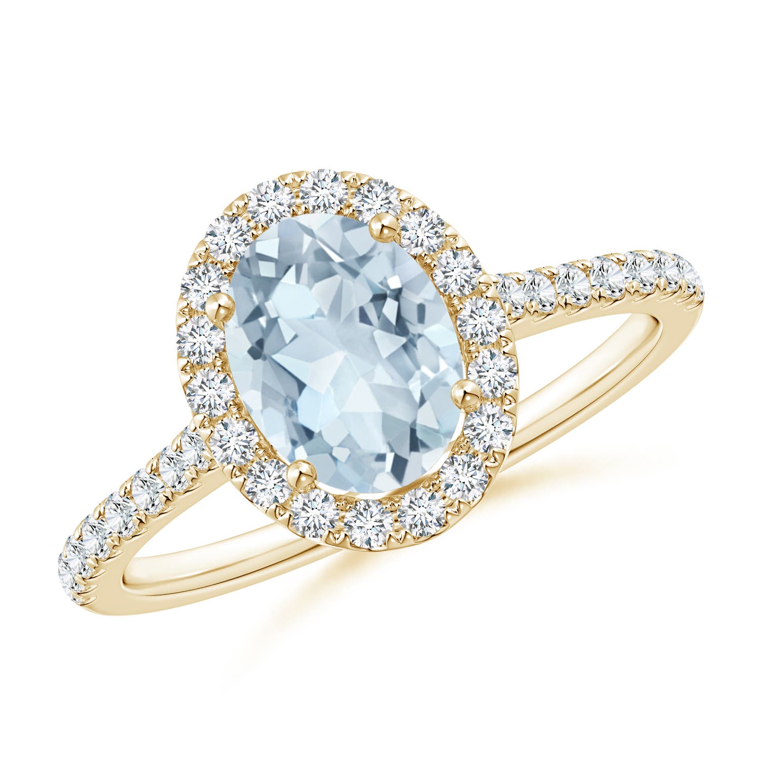 A - Aquamarine / 1.34 CT / 14 KT Yellow Gold