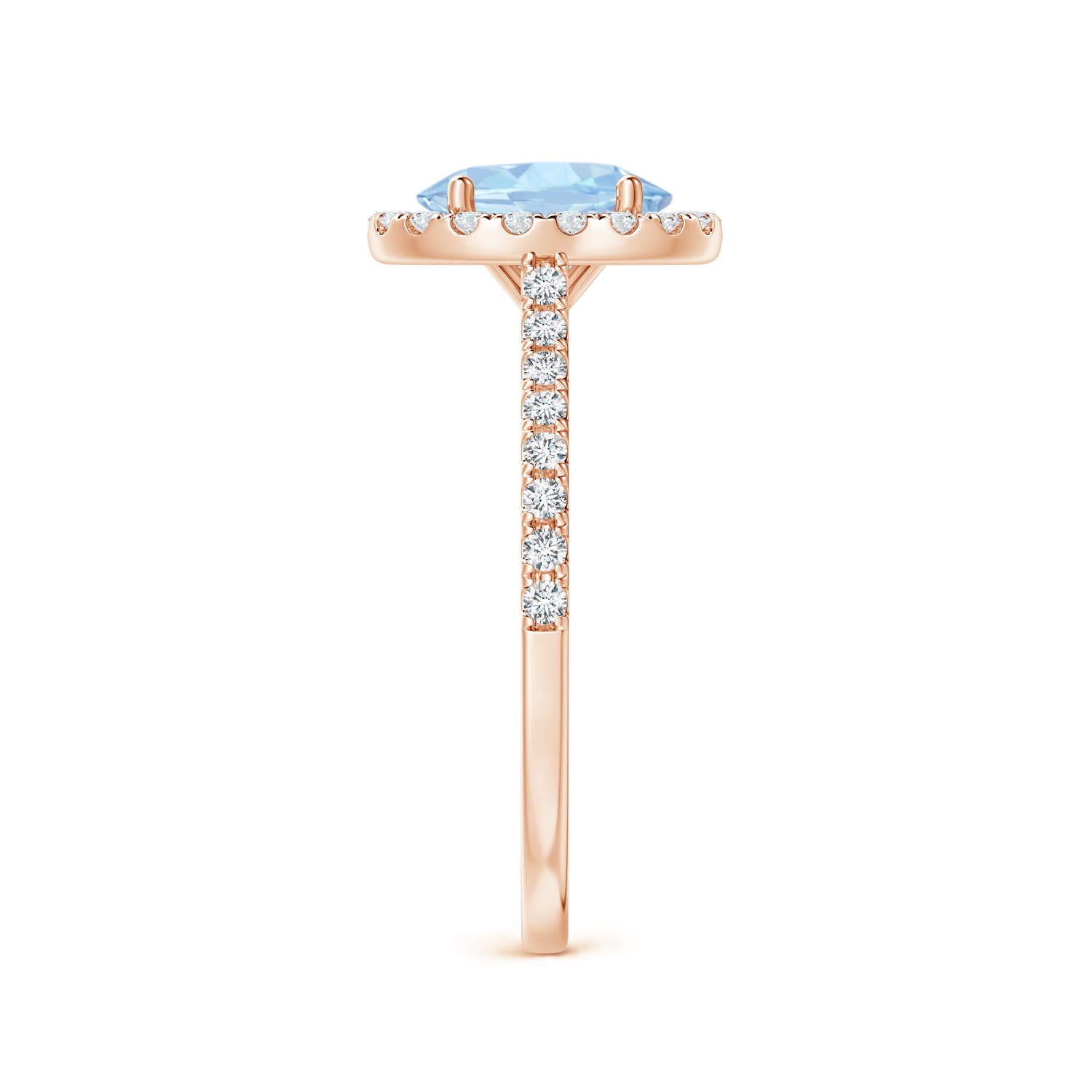 AA - Aquamarine / 1.34 CT / 14 KT Rose Gold