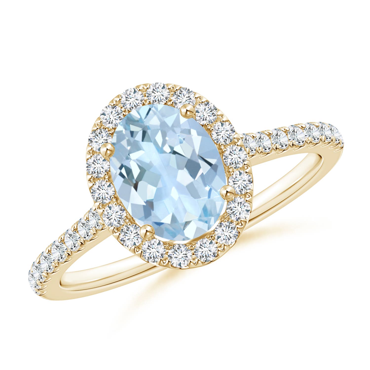 AA - Aquamarine / 1.34 CT / 14 KT Yellow Gold