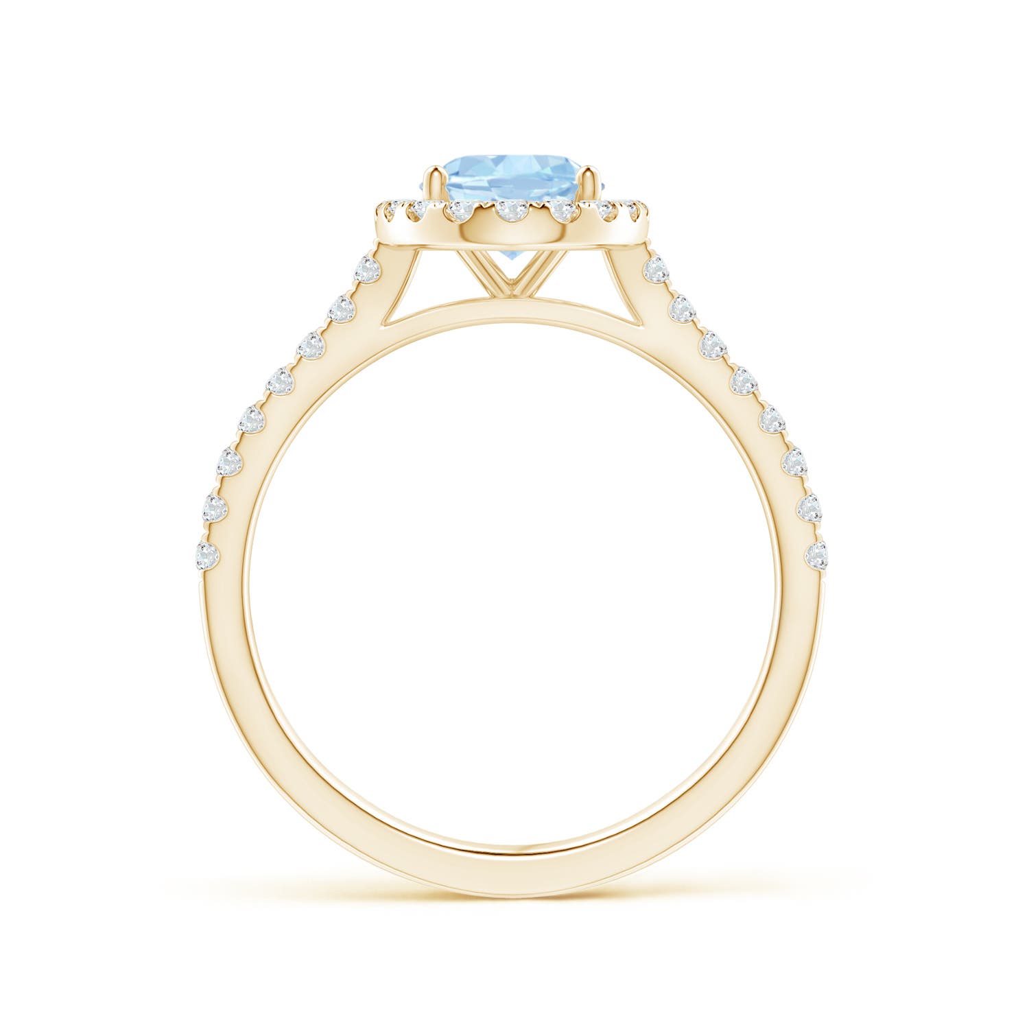 AA - Aquamarine / 1.34 CT / 14 KT Yellow Gold