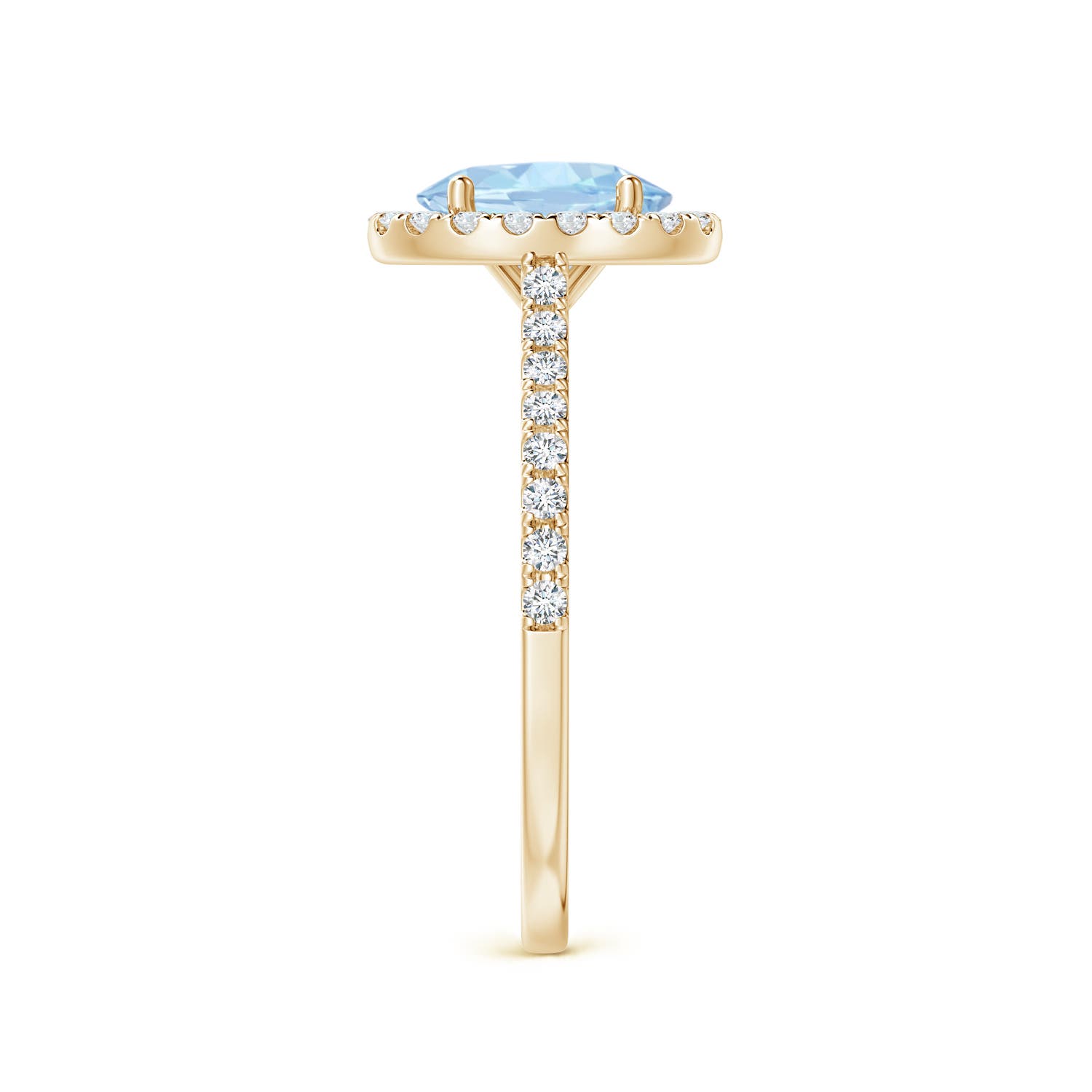 AA - Aquamarine / 1.34 CT / 14 KT Yellow Gold