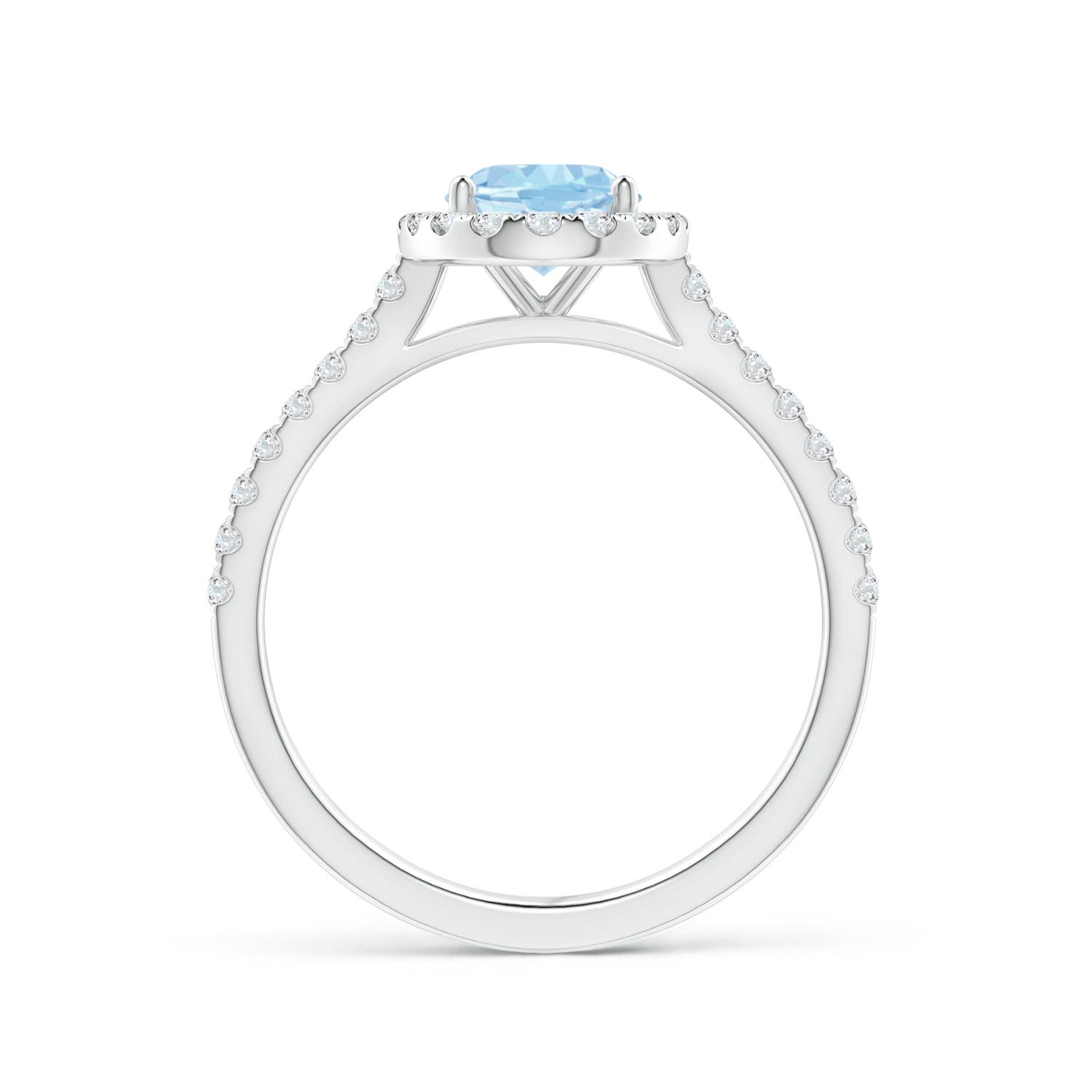 AAA - Aquamarine / 1.34 CT / 14 KT White Gold