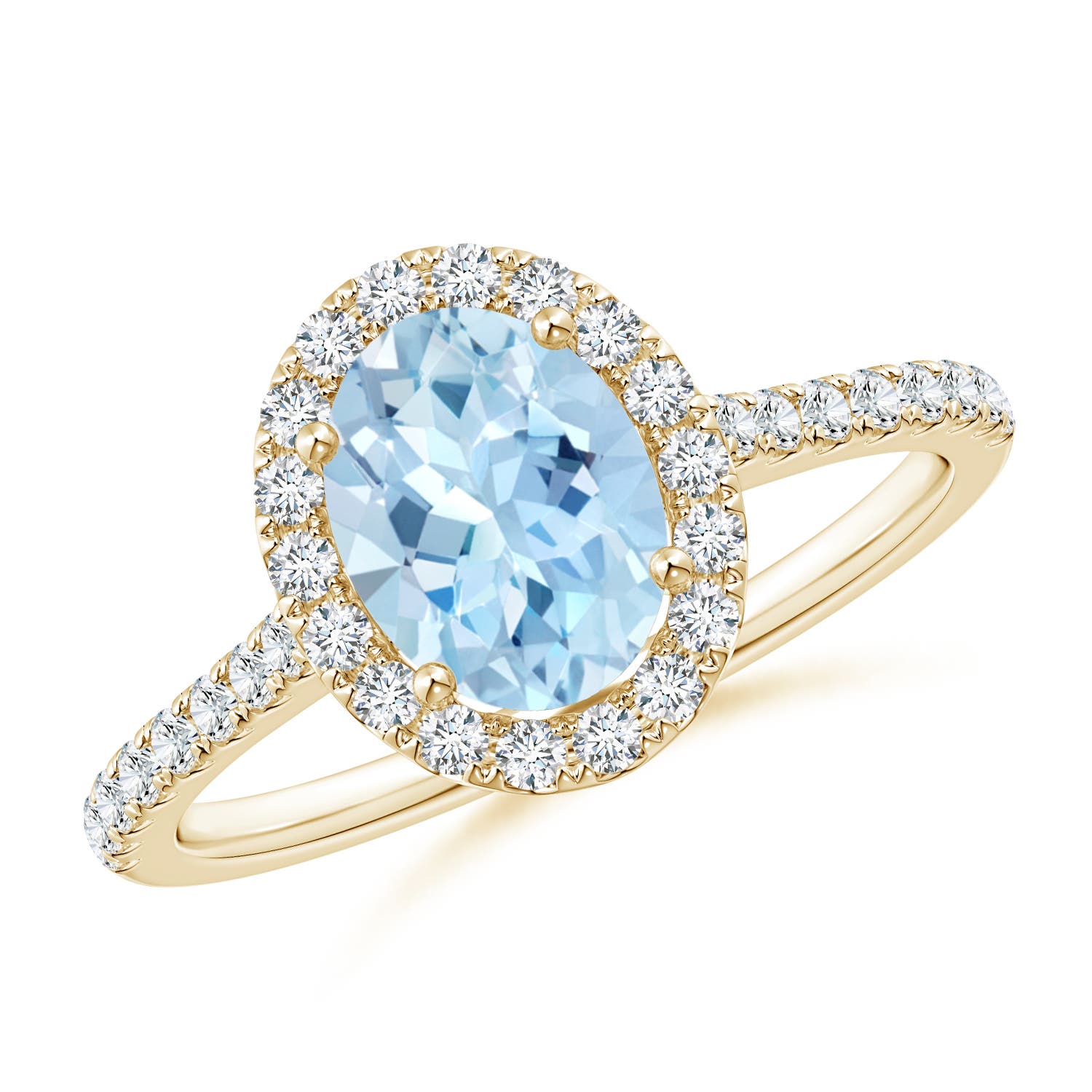 AAA - Aquamarine / 1.34 CT / 14 KT Yellow Gold