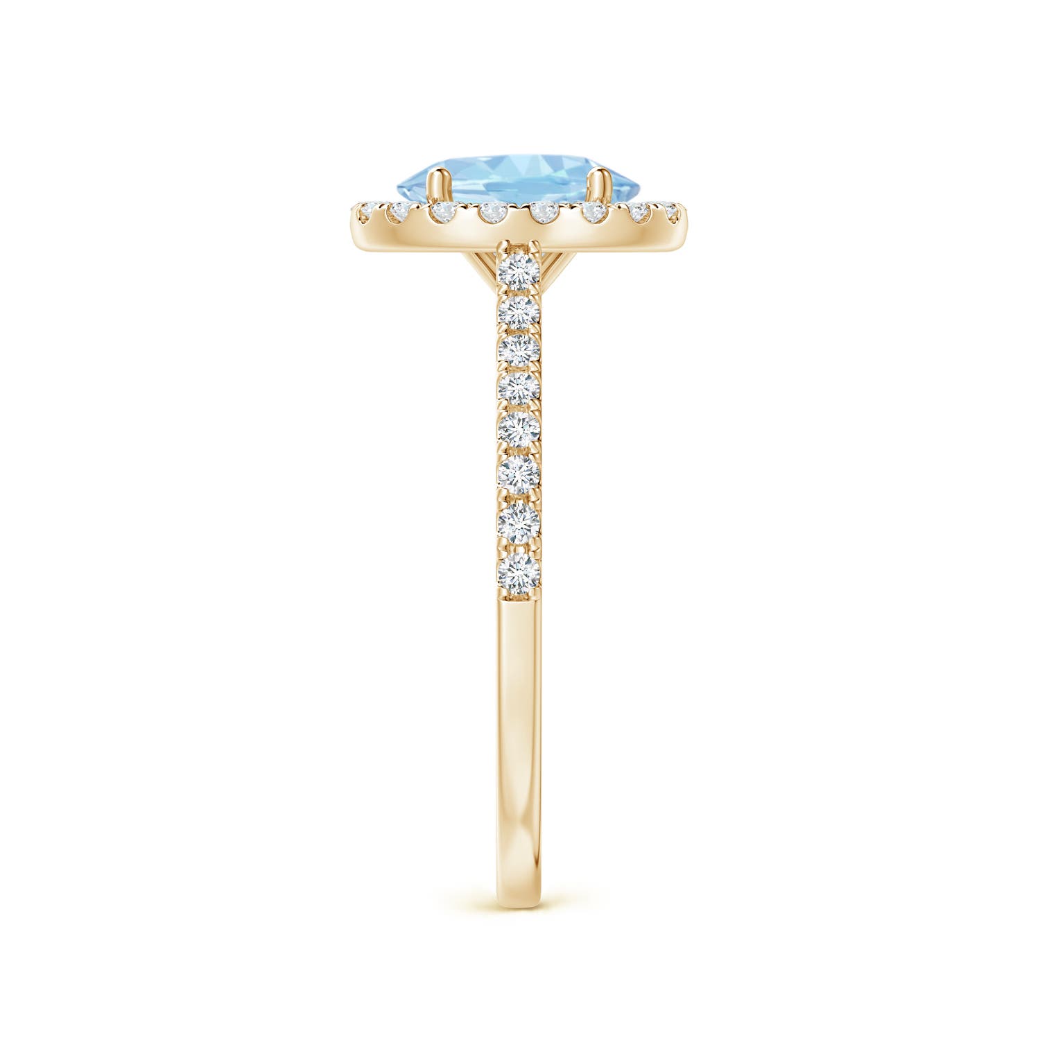 AAA - Aquamarine / 1.34 CT / 14 KT Yellow Gold