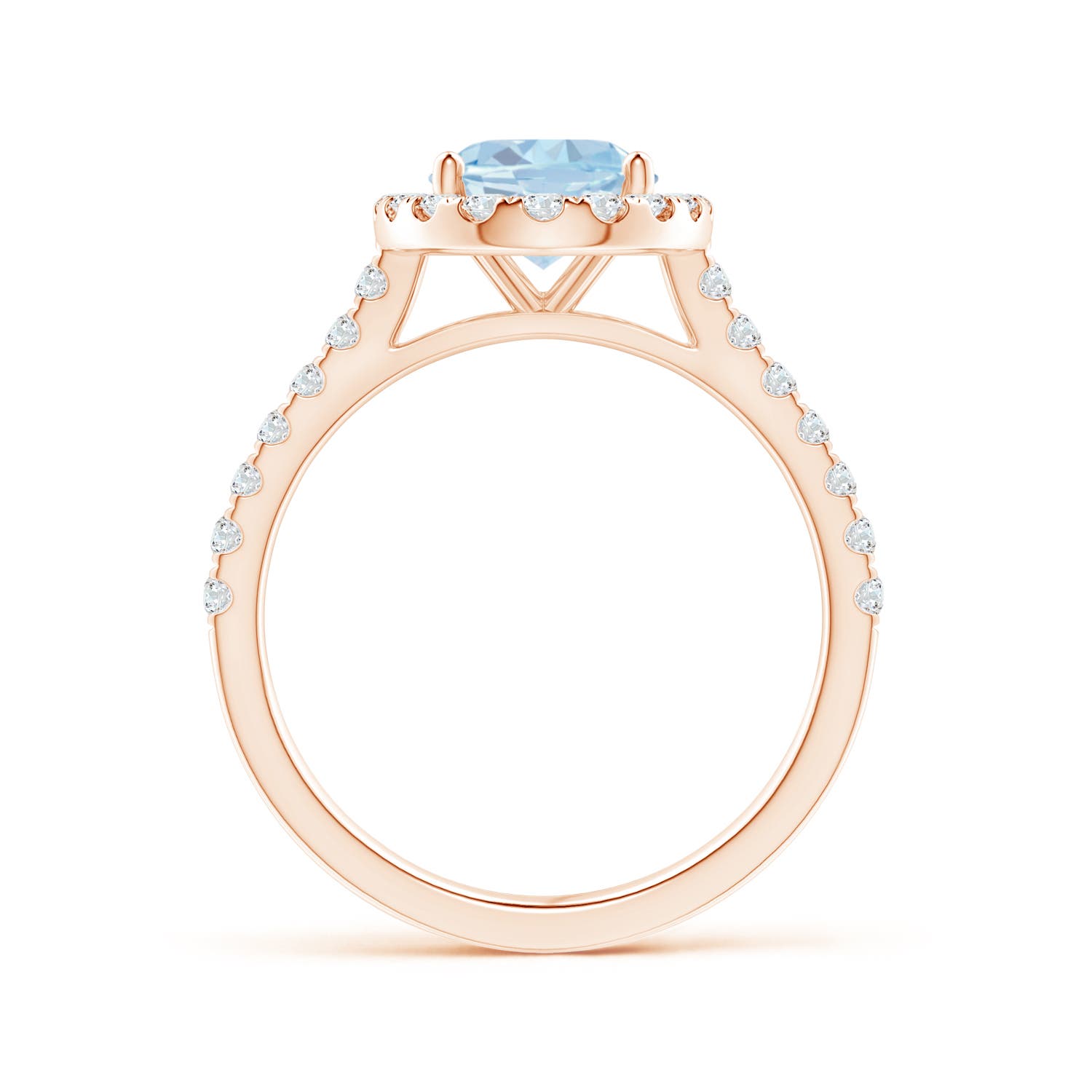 A - Aquamarine / 1.95 CT / 14 KT Rose Gold