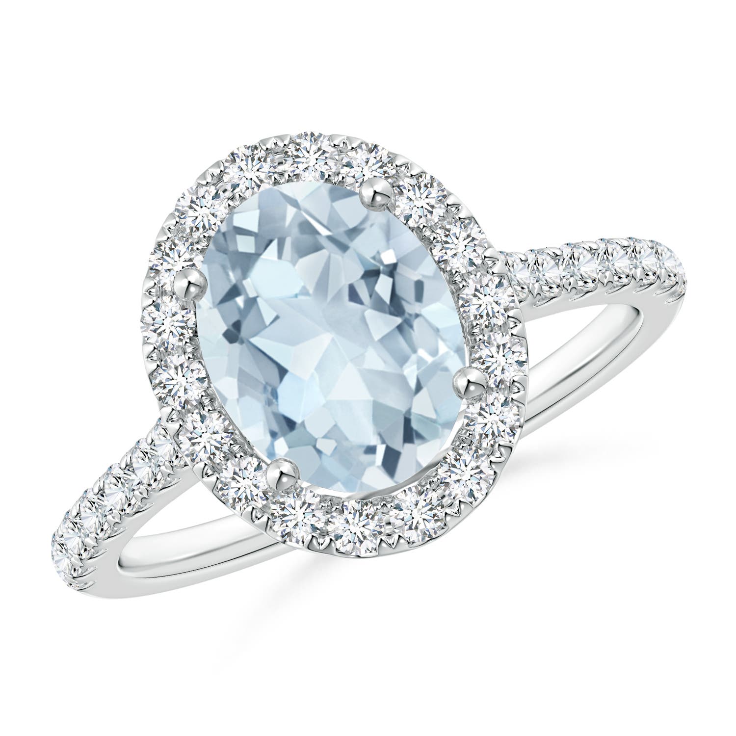 A - Aquamarine / 1.95 CT / 14 KT White Gold