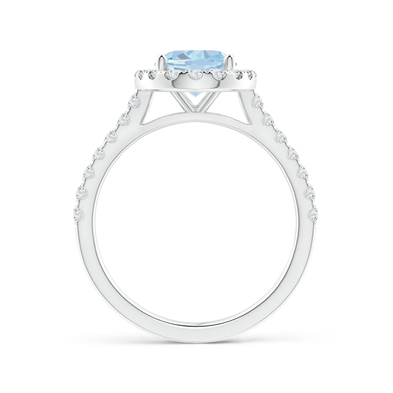 A - Aquamarine / 1.95 CT / 14 KT White Gold