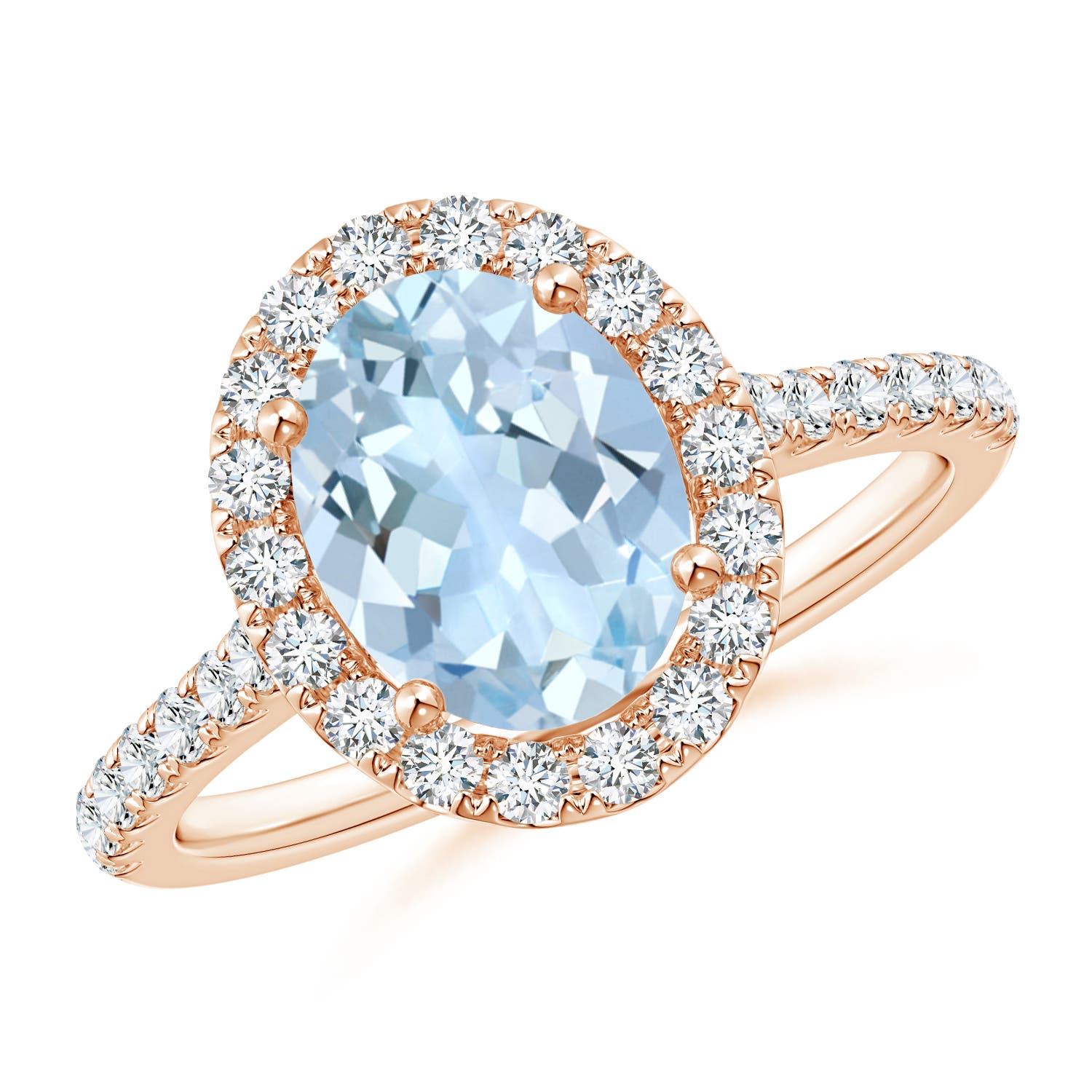 AA - Aquamarine / 1.95 CT / 14 KT Rose Gold