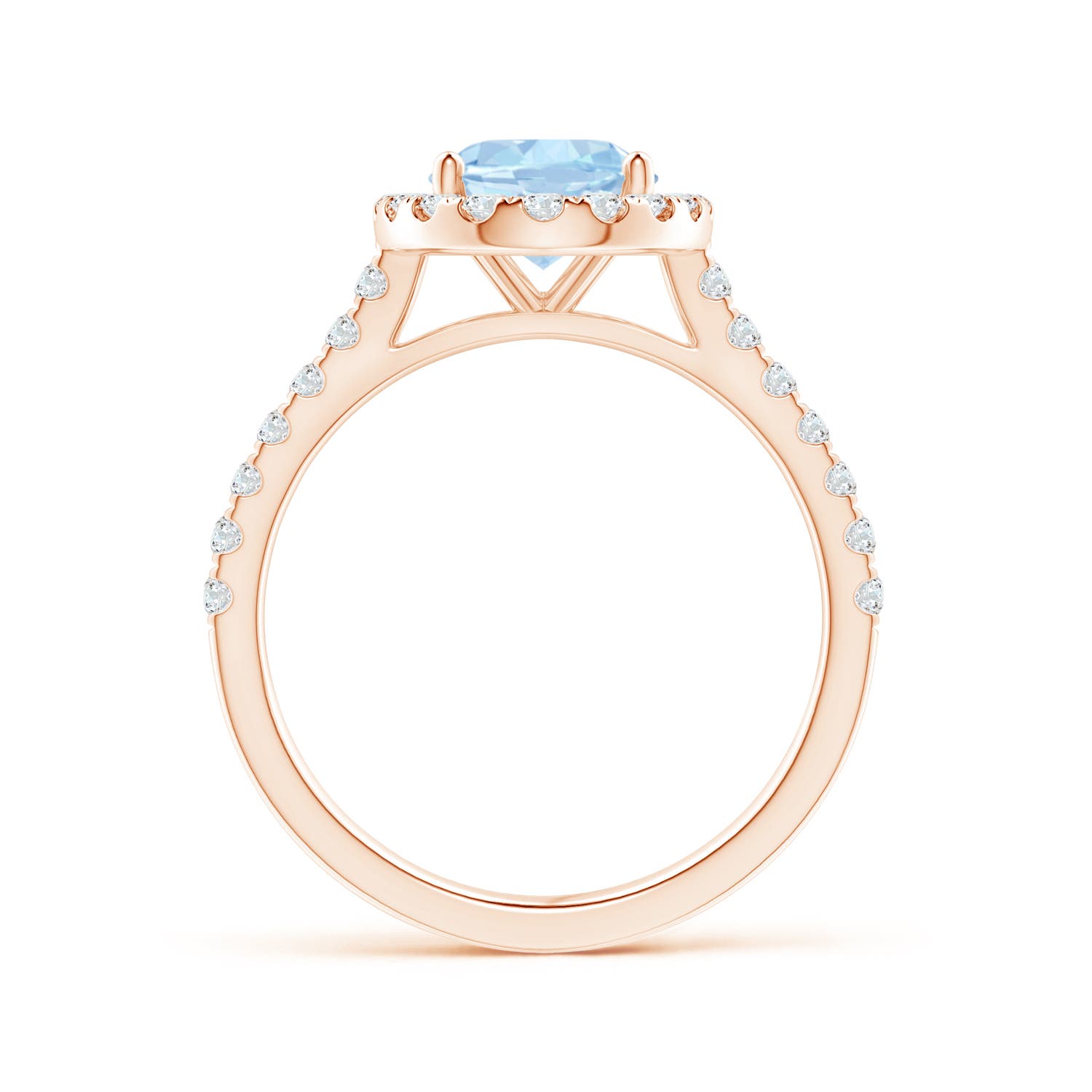 AA - Aquamarine / 1.95 CT / 14 KT Rose Gold