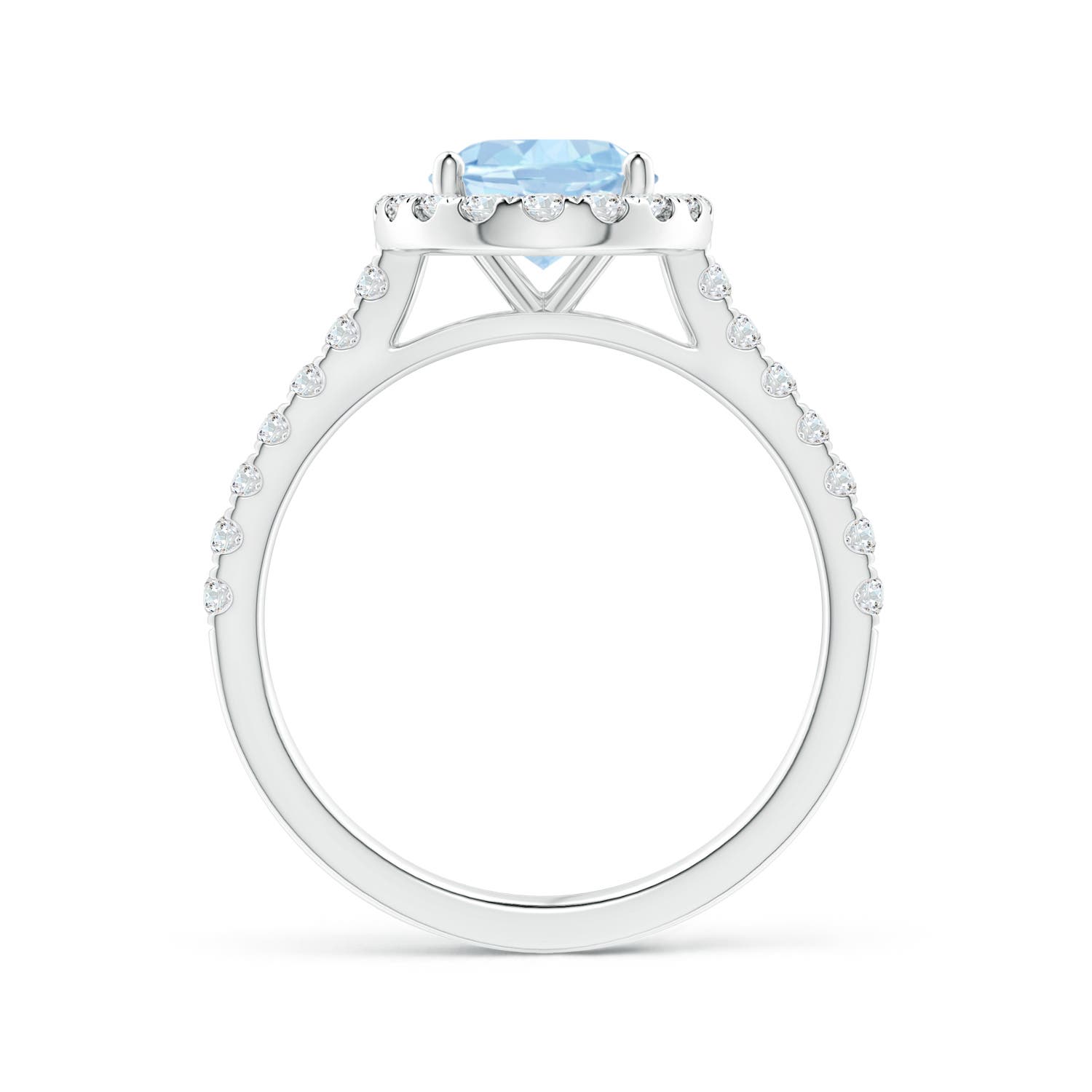 AA - Aquamarine / 1.95 CT / 14 KT White Gold