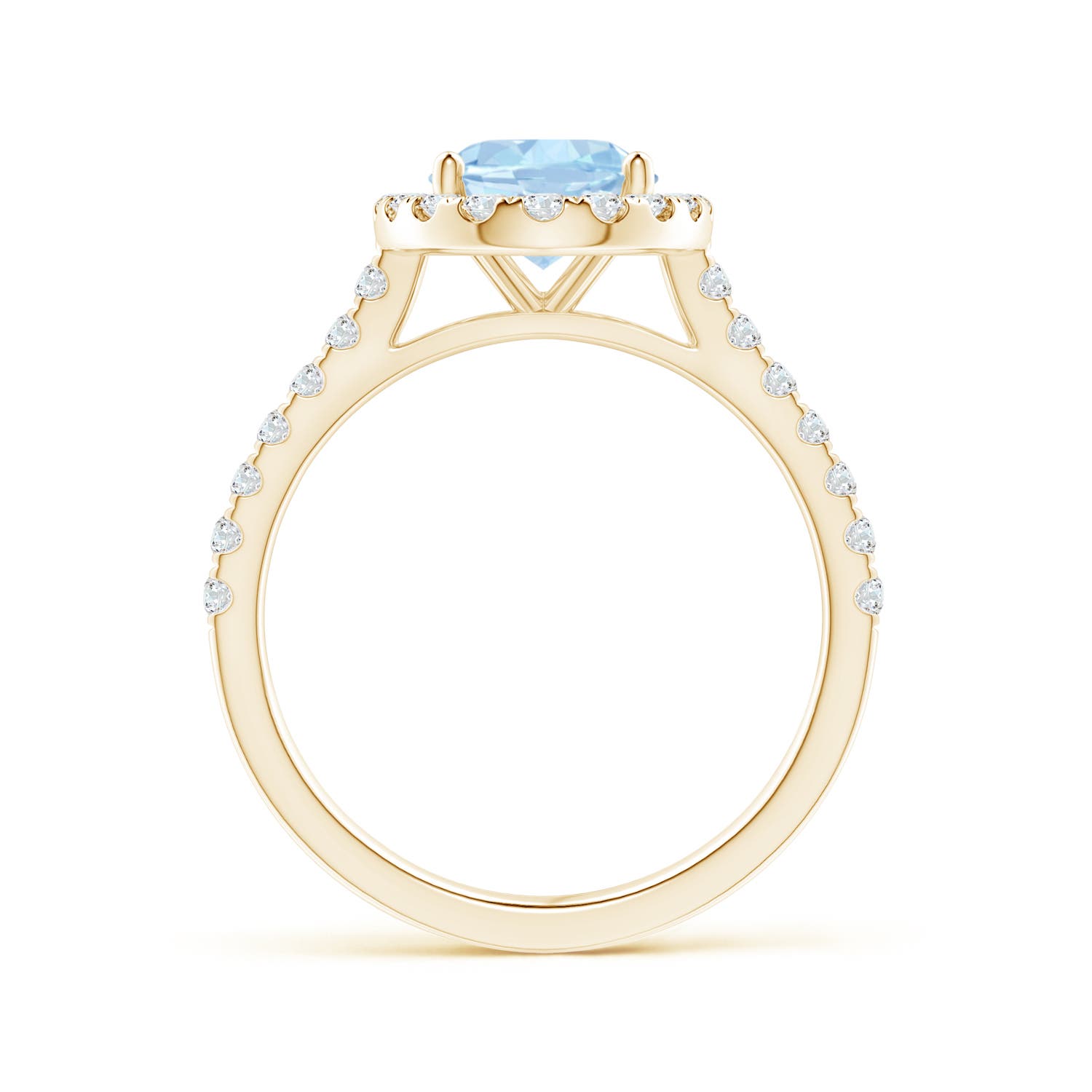 AA - Aquamarine / 1.95 CT / 14 KT Yellow Gold