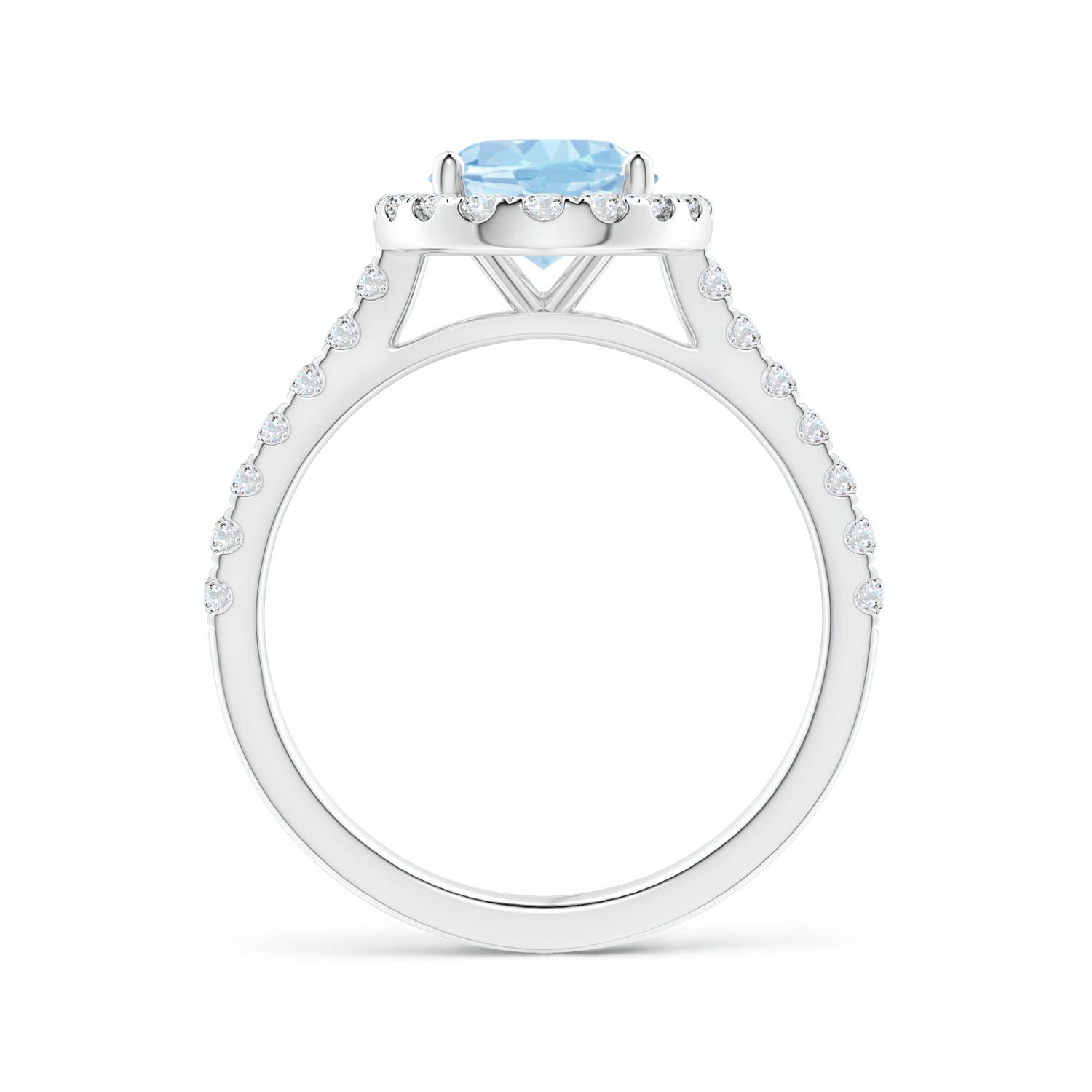 AAA - Aquamarine / 1.95 CT / 14 KT White Gold