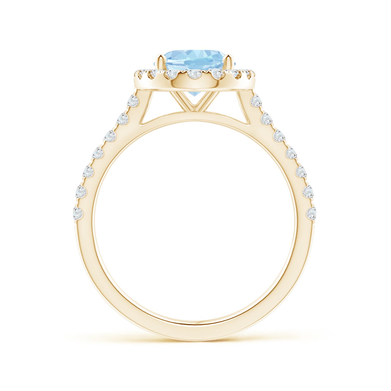 AAA - Aquamarine / 1.95 CT / 14 KT Yellow Gold