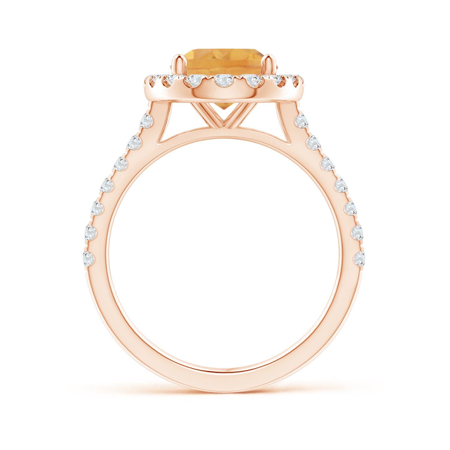 A - Citrine / 3.17 CT / 14 KT Rose Gold