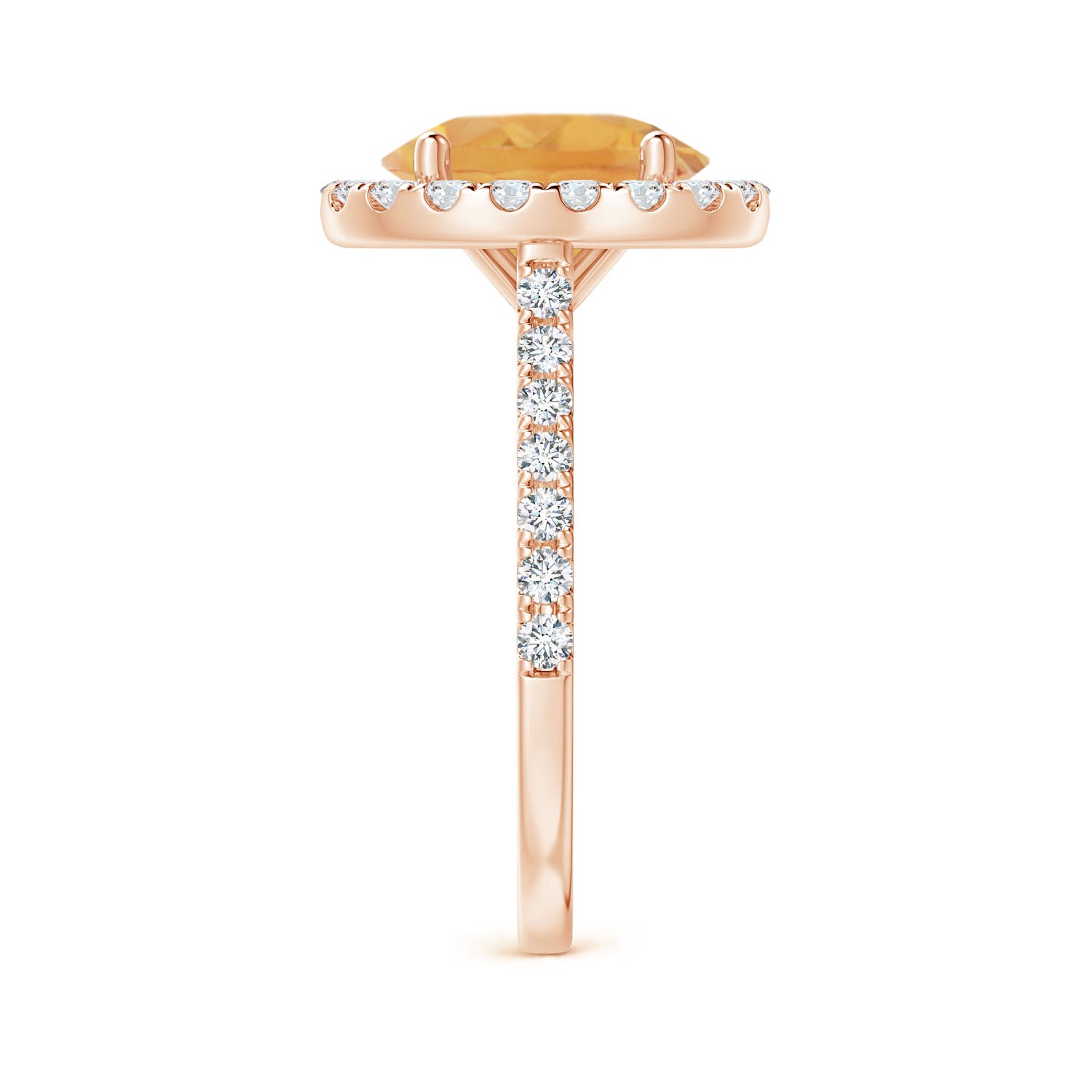 A - Citrine / 3.17 CT / 14 KT Rose Gold