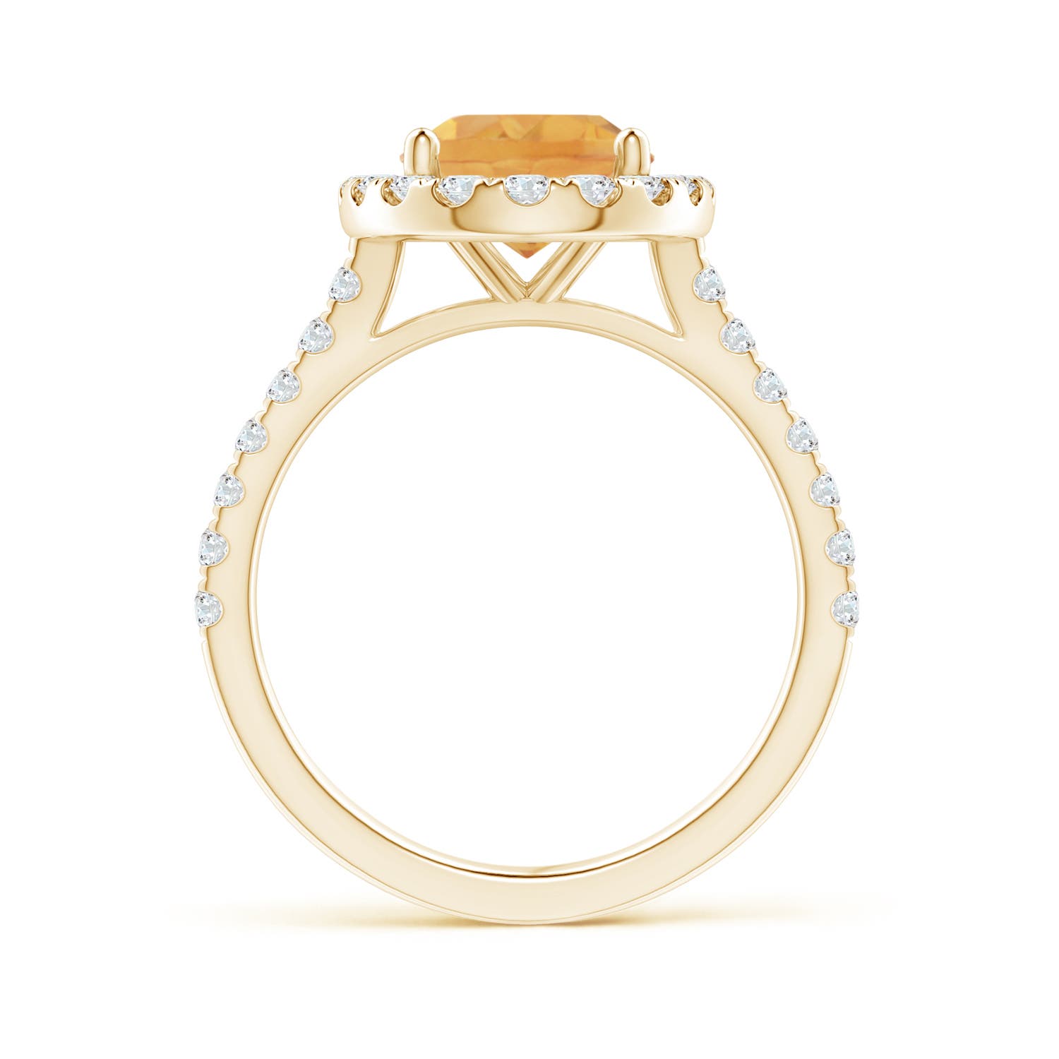 A - Citrine / 3.17 CT / 14 KT Yellow Gold