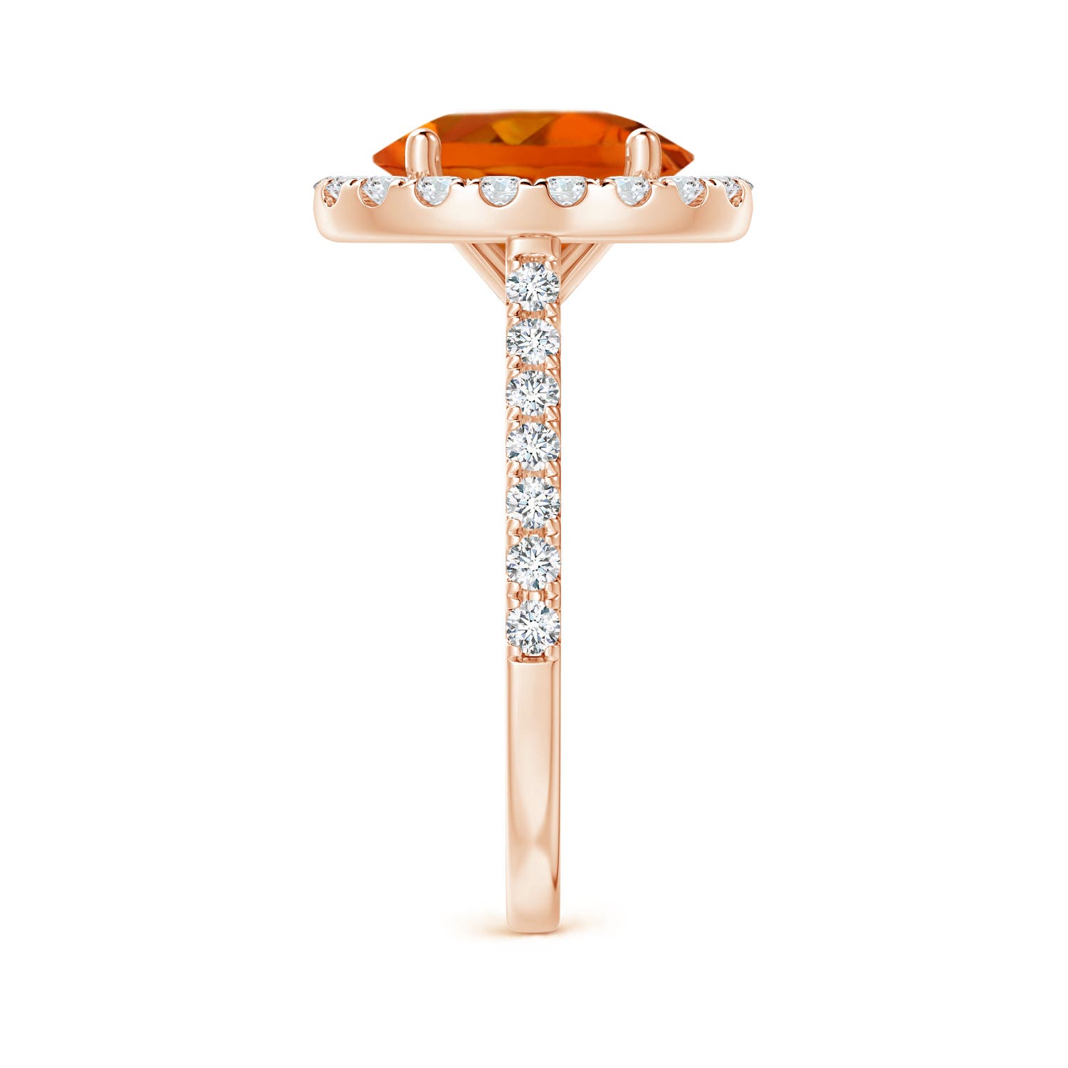 AAAA - Citrine / 3.17 CT / 14 KT Rose Gold