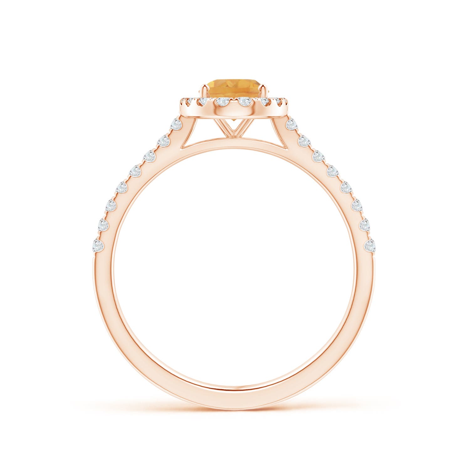 A - Citrine / 1.01 CT / 14 KT Rose Gold