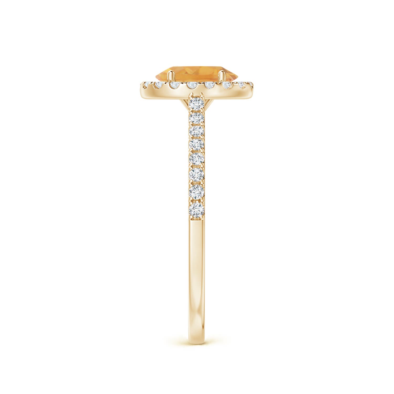 A - Citrine / 1.01 CT / 14 KT Yellow Gold