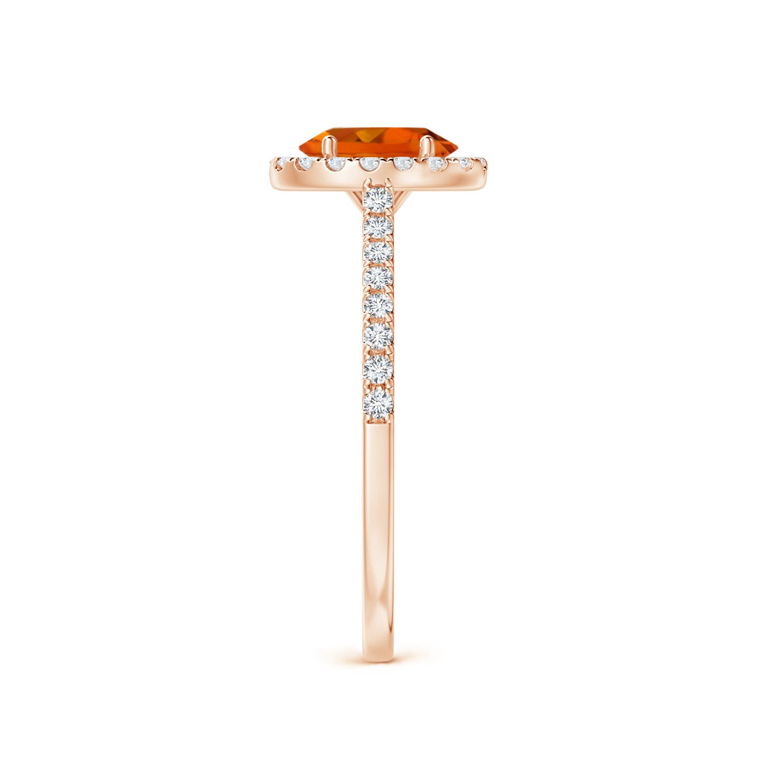 AAAA - Citrine / 1.01 CT / 14 KT Rose Gold