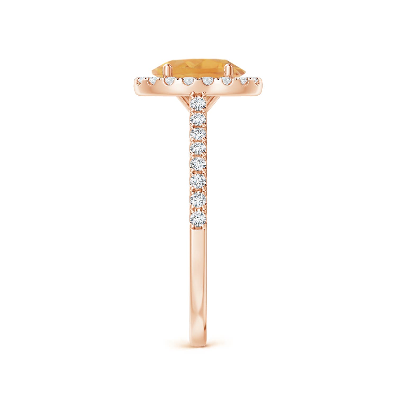 A - Citrine / 1.44 CT / 14 KT Rose Gold