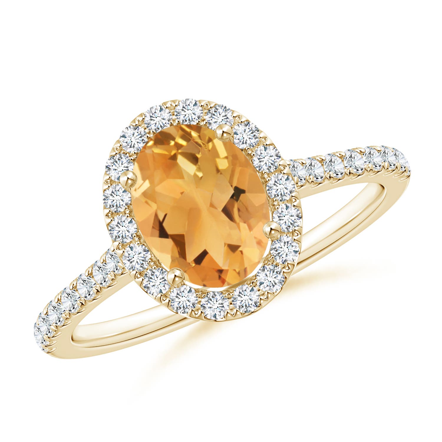 A - Citrine / 1.44 CT / 14 KT Yellow Gold