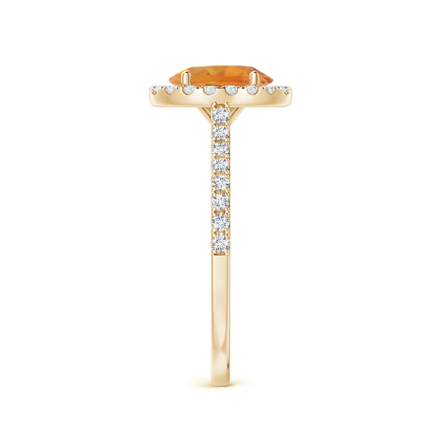 AA - Citrine / 1.44 CT / 14 KT Yellow Gold