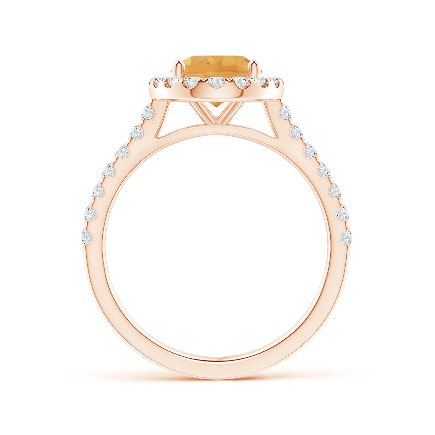 A - Citrine / 2.1 CT / 14 KT Rose Gold