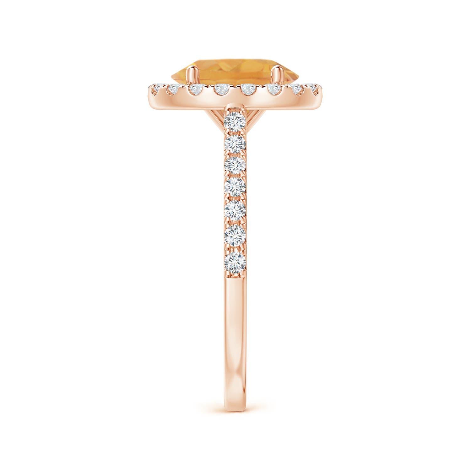 A - Citrine / 2.1 CT / 14 KT Rose Gold