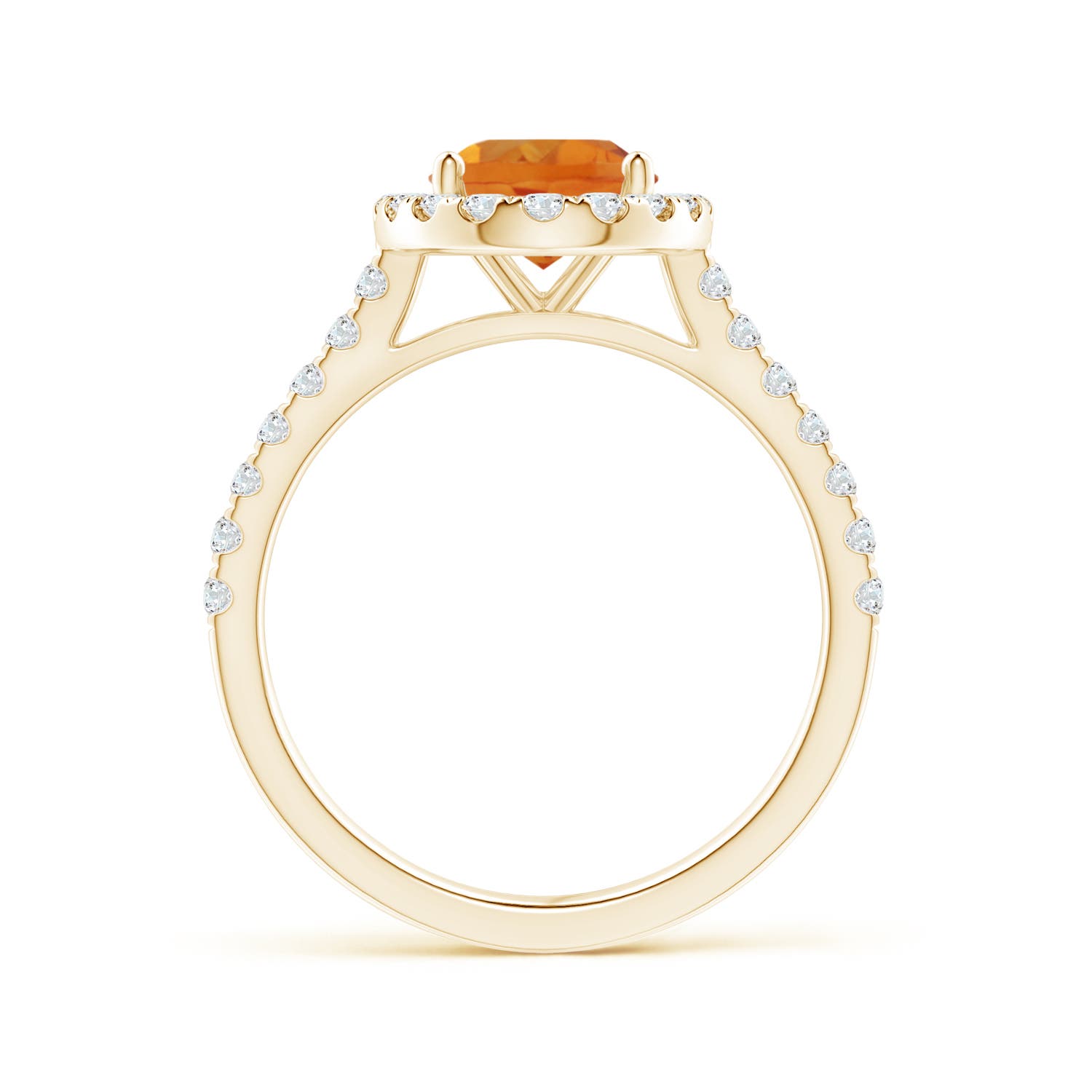 AAA - Citrine / 2.1 CT / 14 KT Yellow Gold