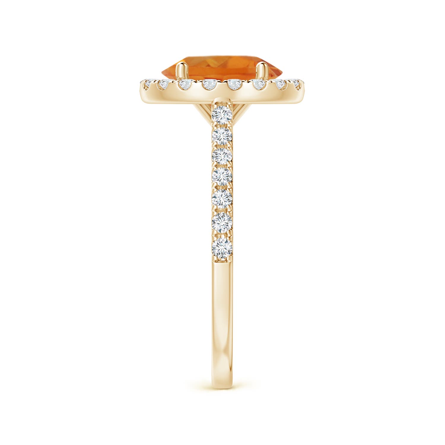 AAA - Citrine / 2.1 CT / 14 KT Yellow Gold