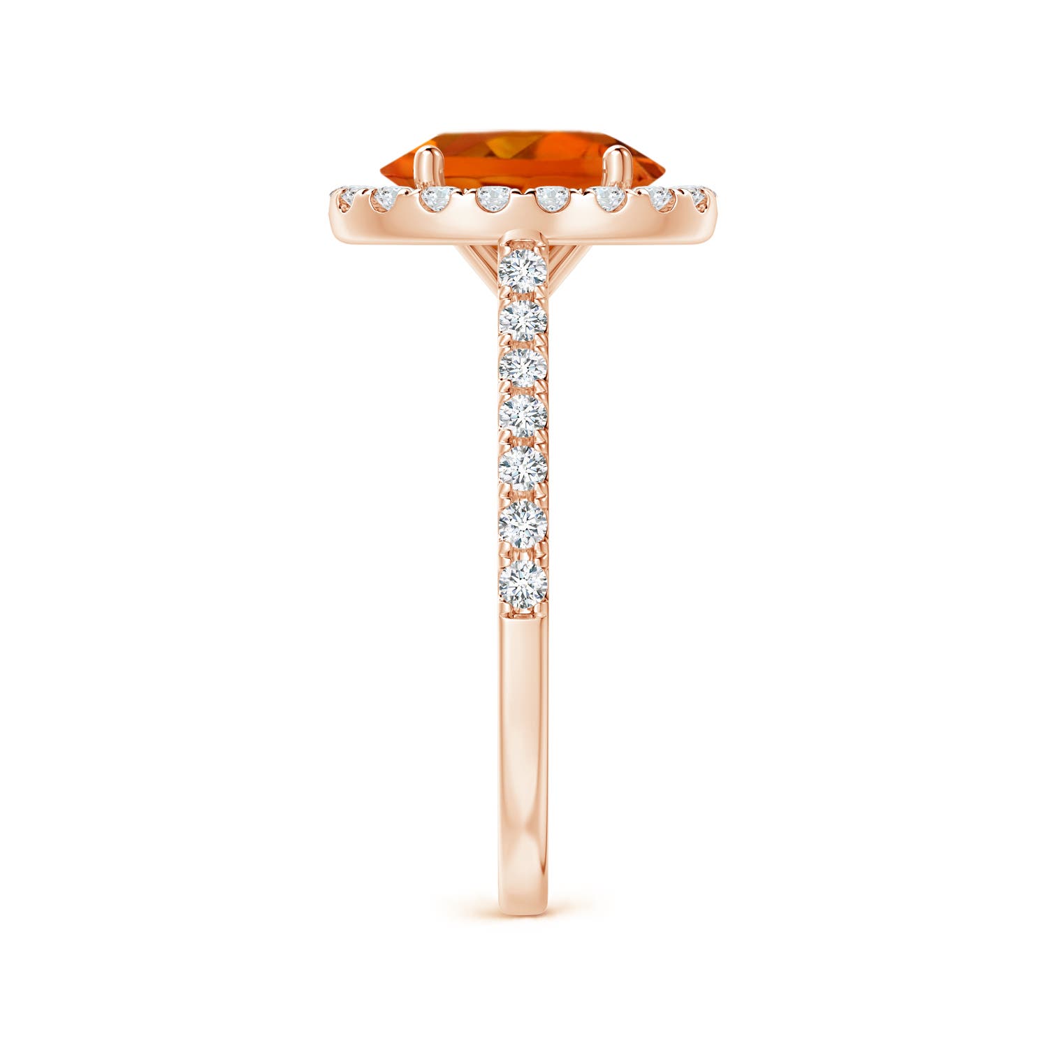 AAAA - Citrine / 2.1 CT / 14 KT Rose Gold