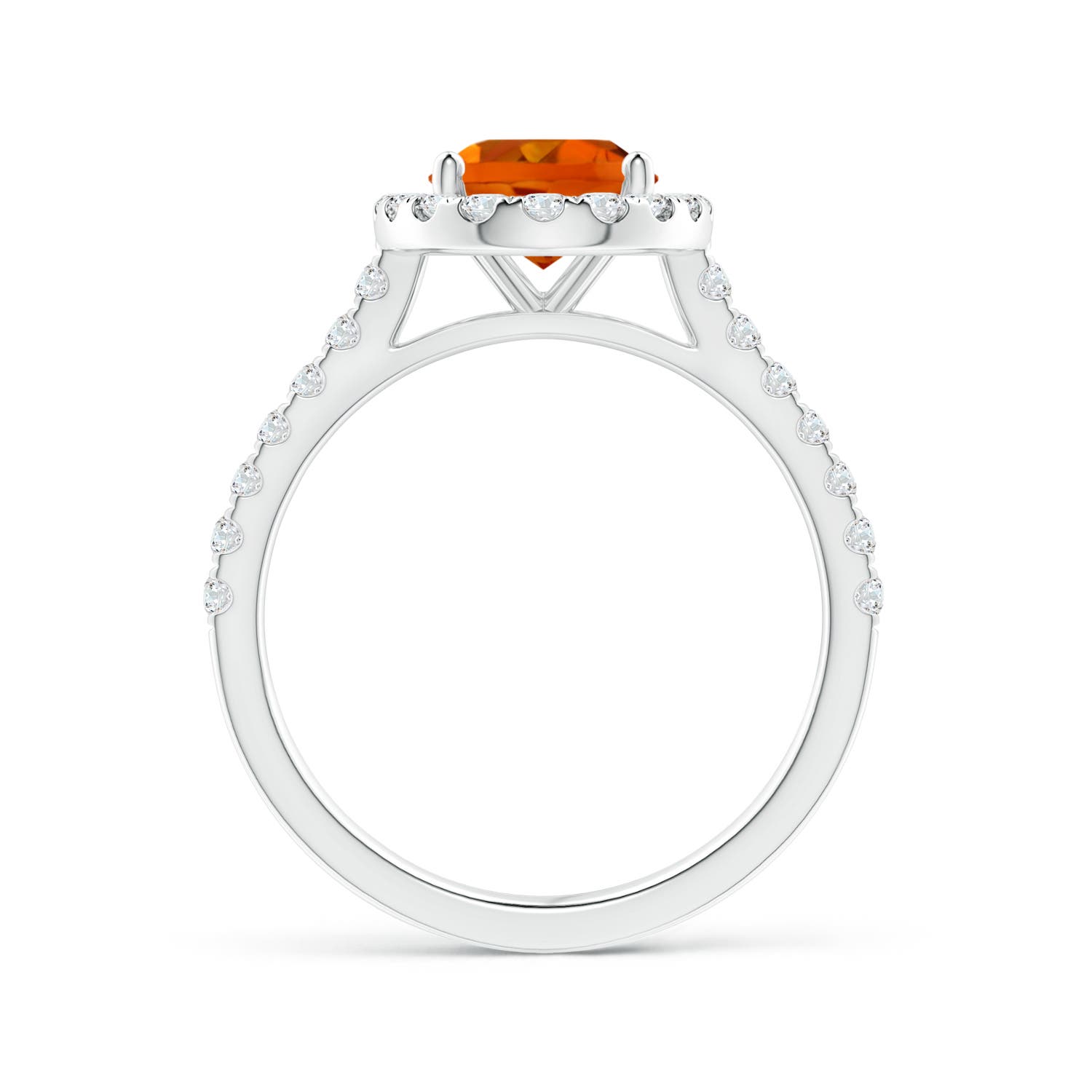 AAAA - Citrine / 2.1 CT / 14 KT White Gold