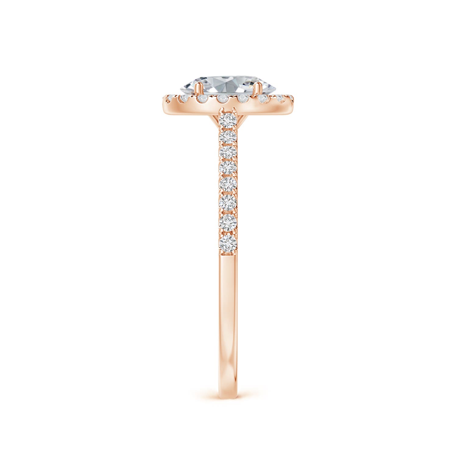 H, SI2 / 1.02 CT / 14 KT Rose Gold