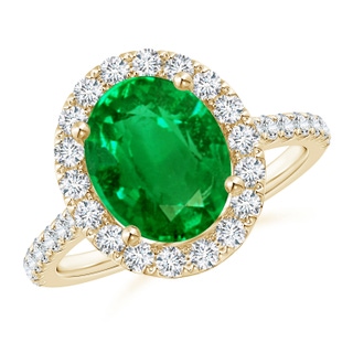 Oval AAAA Emerald