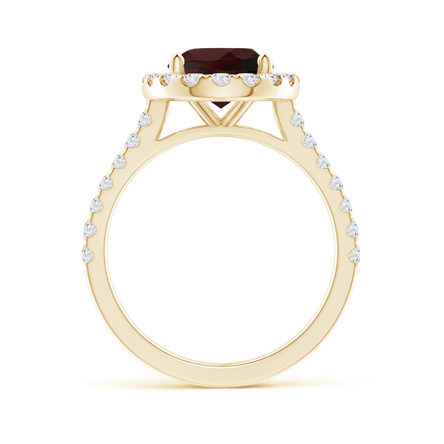 A - Garnet / 3.62 CT / 14 KT Yellow Gold