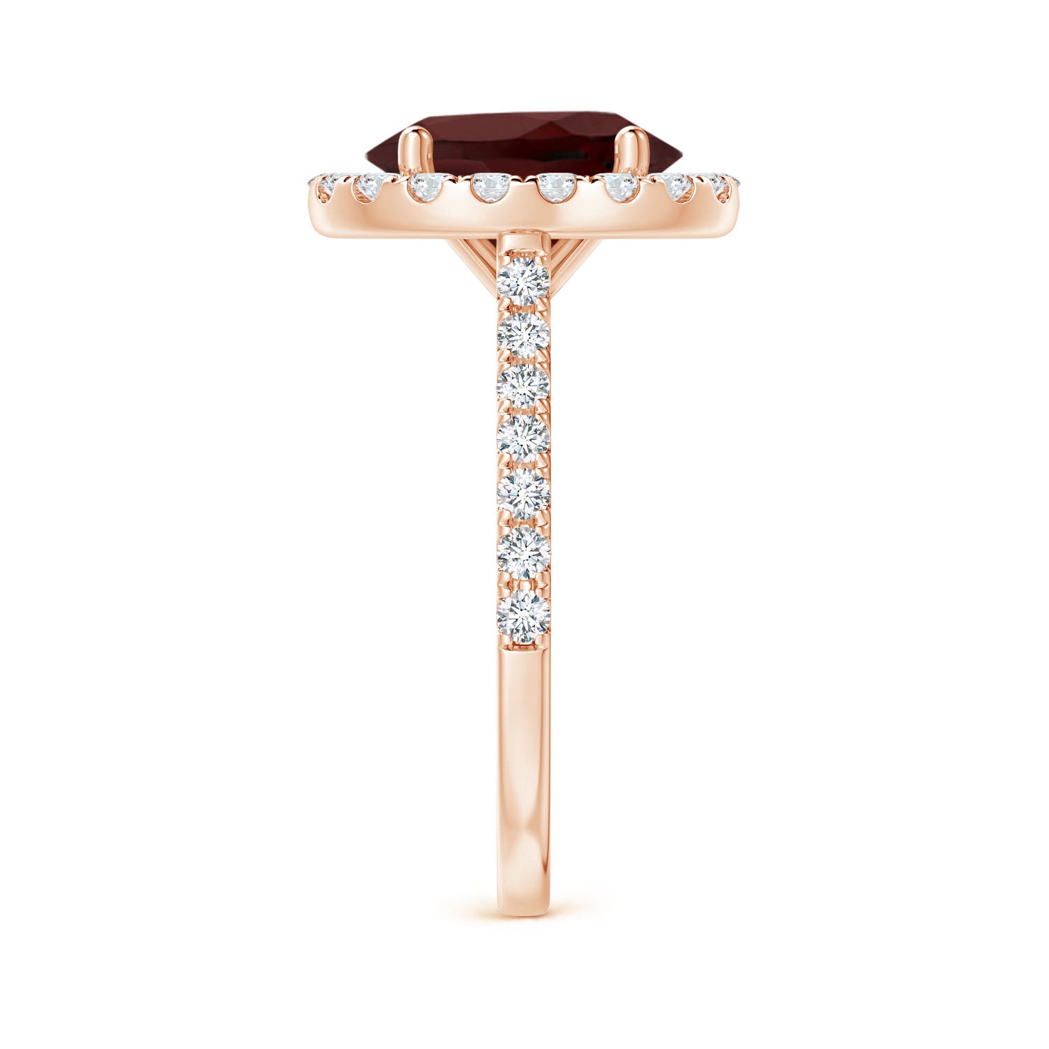 AA - Garnet / 3.62 CT / 14 KT Rose Gold