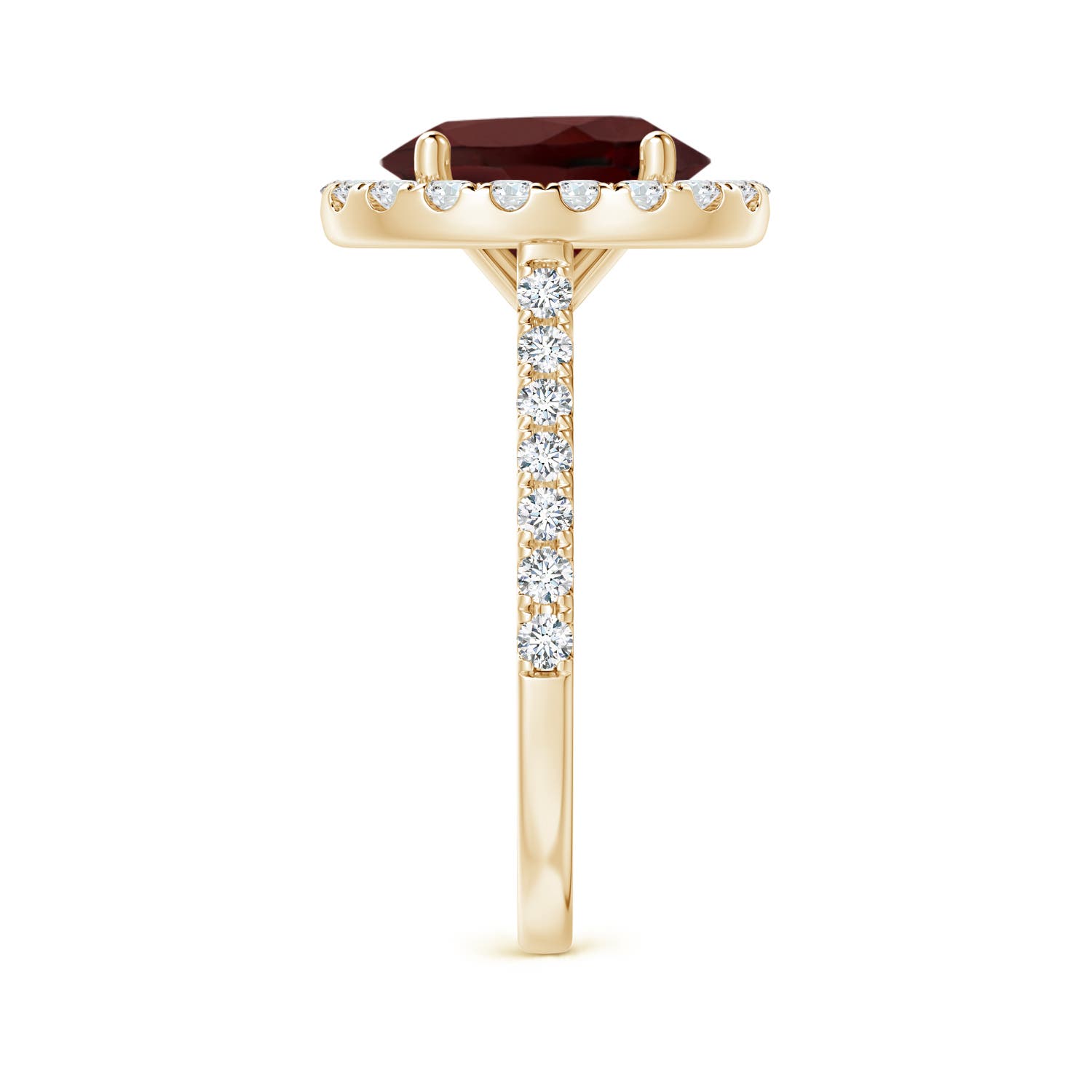 AA - Garnet / 3.62 CT / 14 KT Yellow Gold