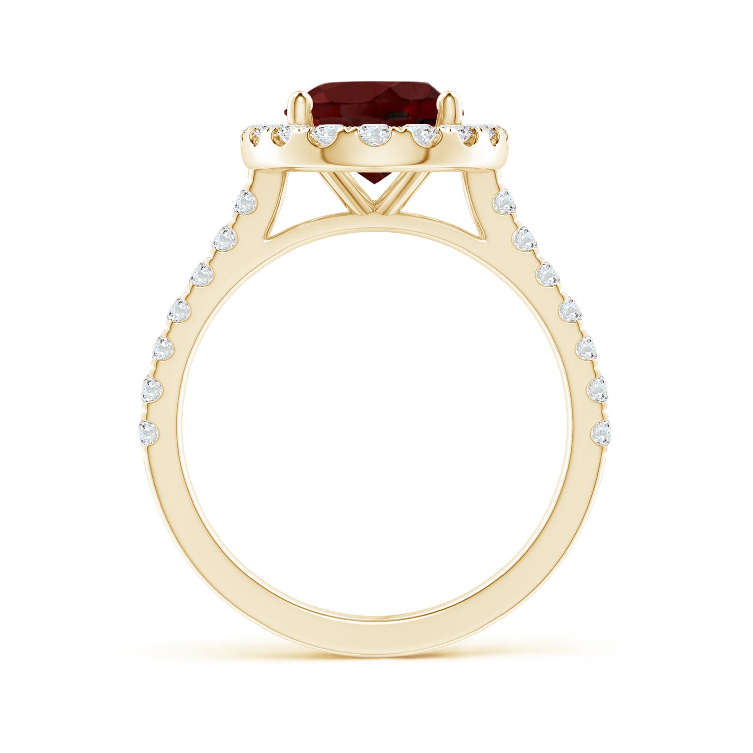 AAA - Garnet / 3.62 CT / 14 KT Yellow Gold