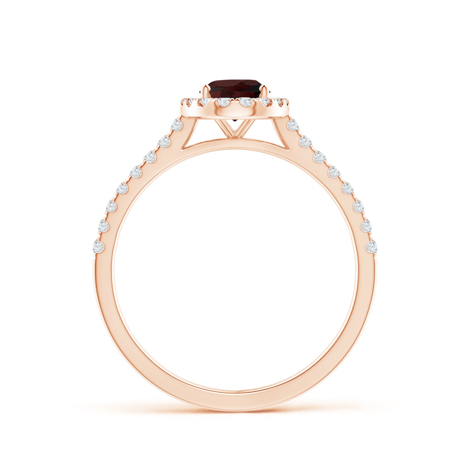 A - Garnet / 1.16 CT / 14 KT Rose Gold