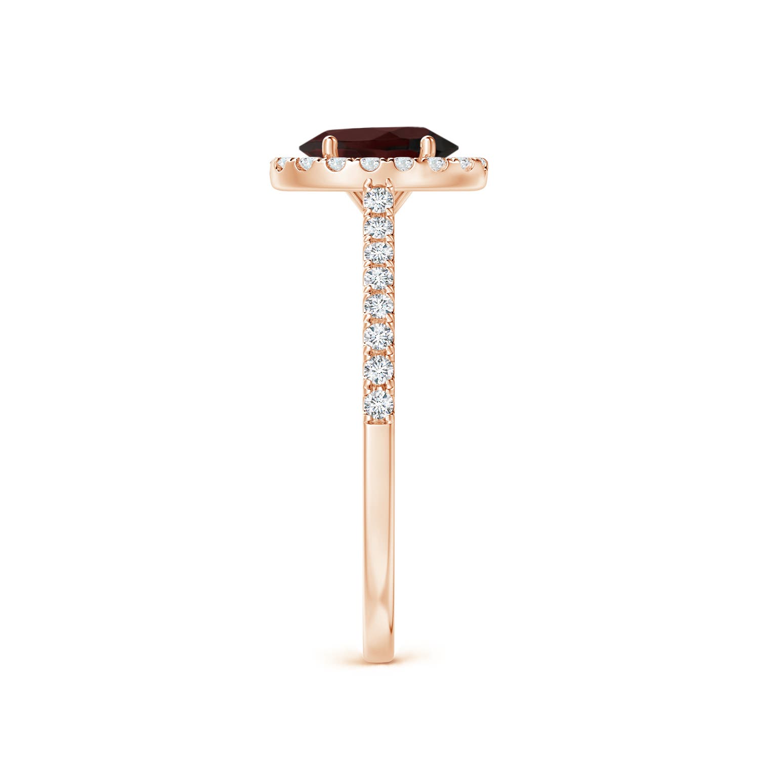 A - Garnet / 1.16 CT / 14 KT Rose Gold