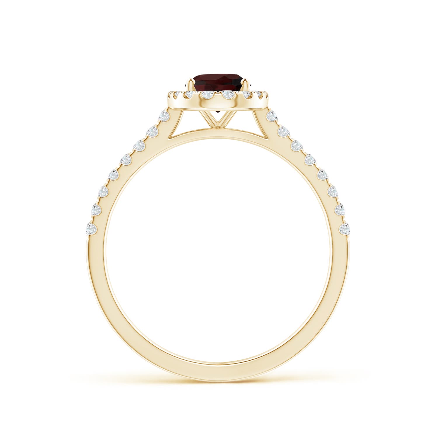 A - Garnet / 1.16 CT / 14 KT Yellow Gold