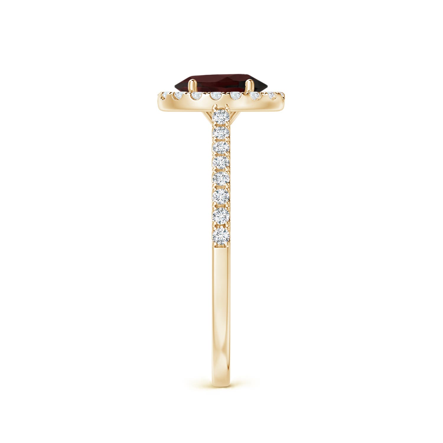 A - Garnet / 1.16 CT / 14 KT Yellow Gold