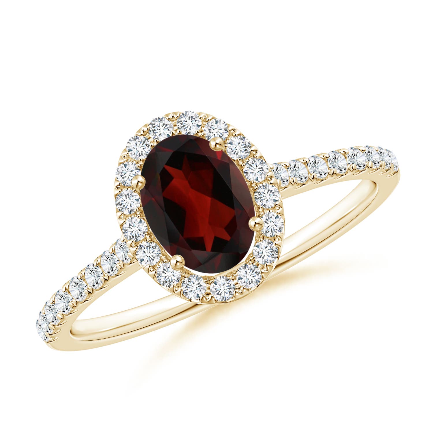 AA - Garnet / 1.16 CT / 14 KT Yellow Gold